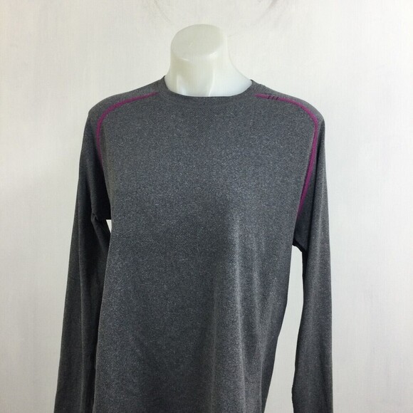 Lululemon Athletica Mens Metal Vent Tech Long Sleeve Shirt Heather Gray Size L - Picture 4 of 8